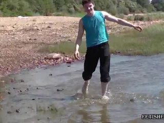 Foot WAshing At A River