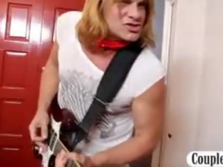 Pirang cilik rumaja gets fucked by a rockstar and his hot